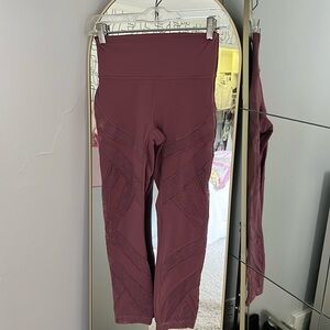 Lululemon lace cut out leggings